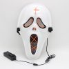 Purge Mask Led Exorcist Demon With A Cross