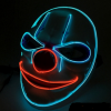Purge Led Mask Halloween Clown that light up
