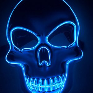 Purge Mask LED Skull Blue