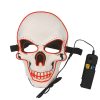 Purge Mask LED Skull Red with a remote controller