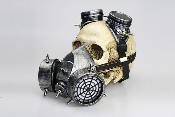 Silver purge gas mask