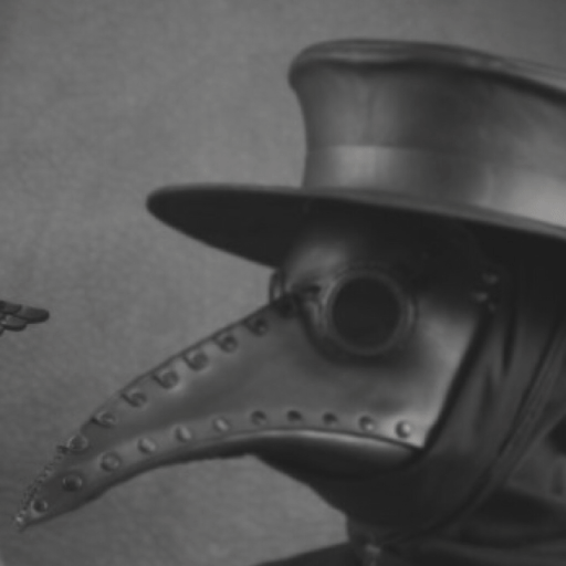 black death mask animated
