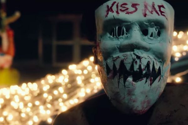 kimmy with kiss me purge mask costume