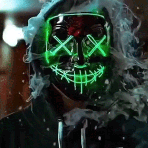 Led Purge Mask Green The Best Halloween Light Up