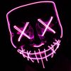 led purge mask pink that light up