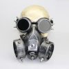 purge gas mask silver