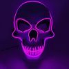 purple skull led purge mask