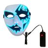 remote controler ghost blue led mask